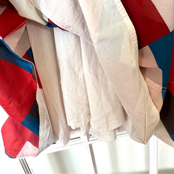 Banana Republic Colorful Geometric Maxi Dress Size 2 - Picture 12 of 16